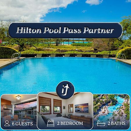 Hilton Pool Pass Included, Kolea - Luxe Penthouse Villa Waikoloa Exteriör bild